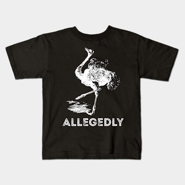 Allegedly funny sarcasm Kids T-Shirt by RedYolk